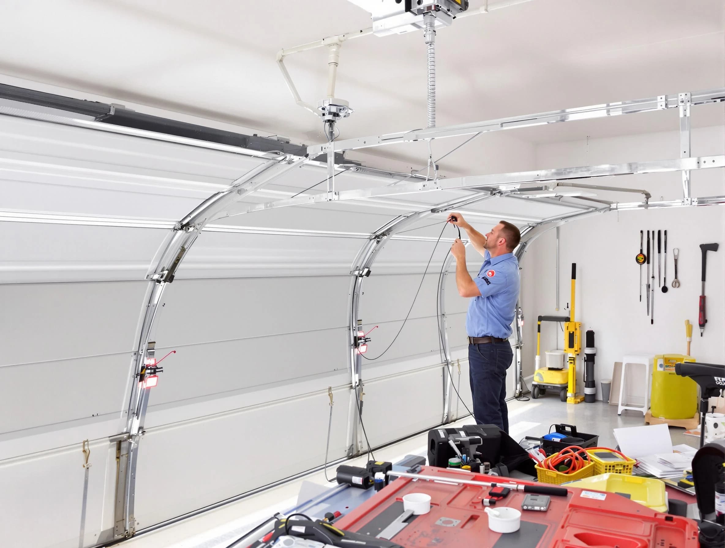 Garage door cable repair service by Mequon Garage Door Repair in Mequon