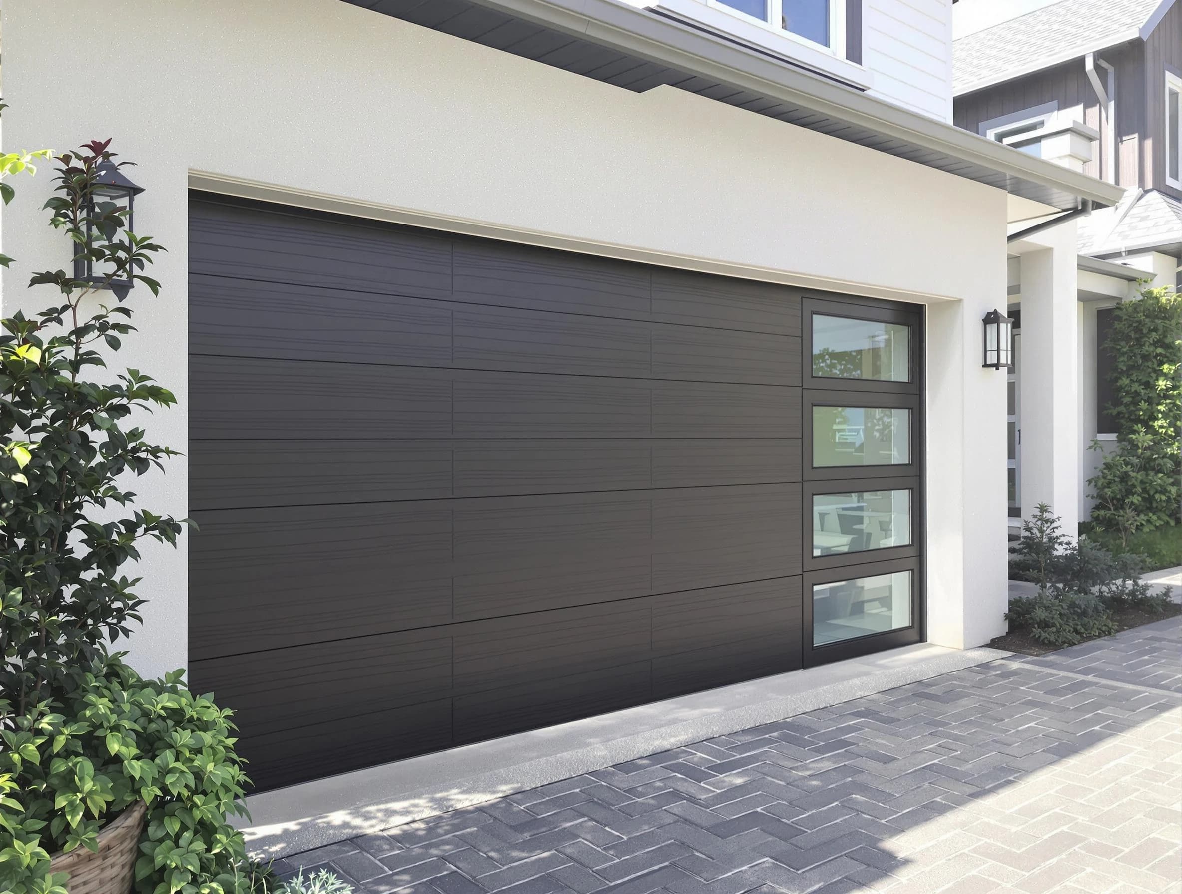 Custom garage door installation by Mequon Garage Door Repair in Mequon