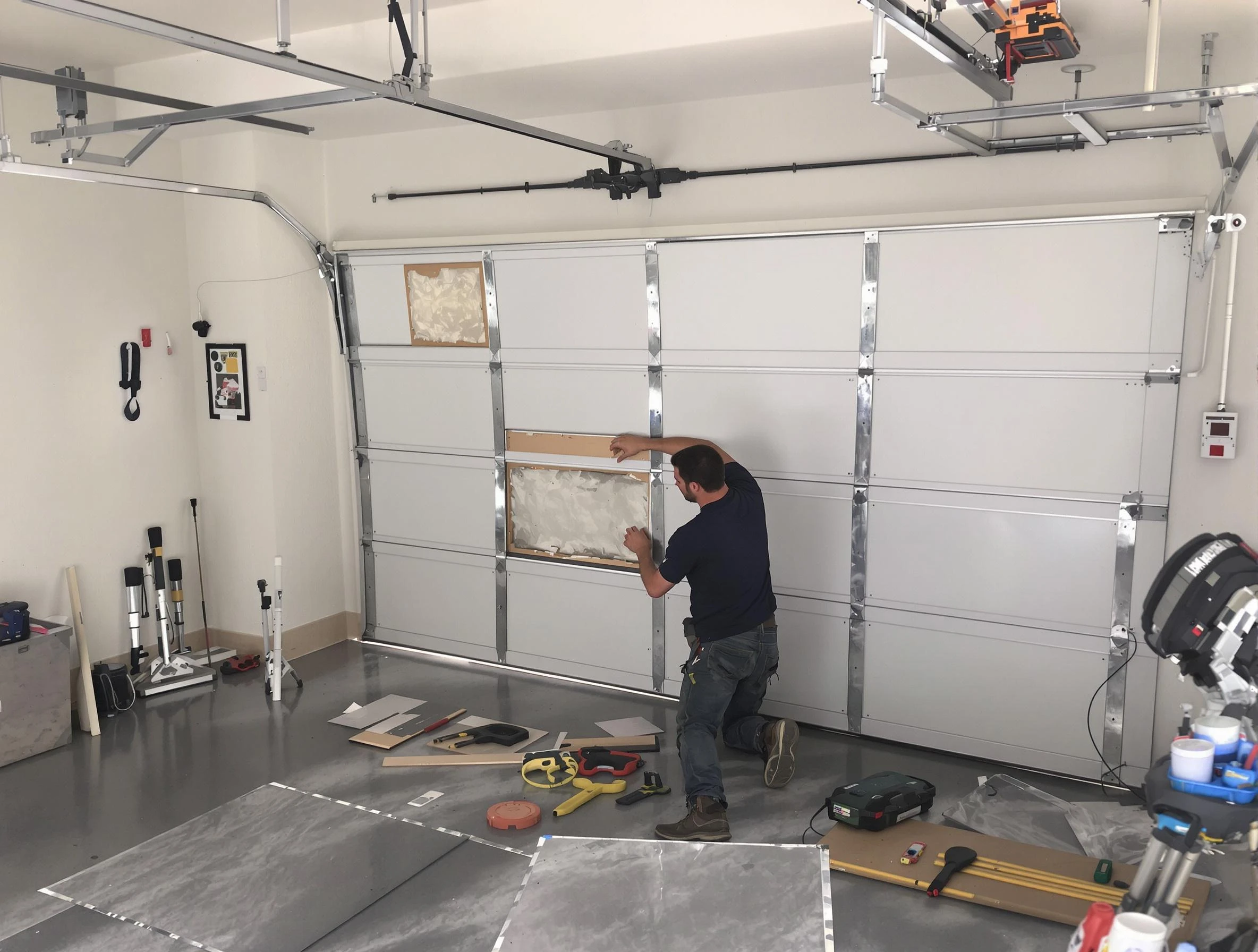 Garage Door Panel Repair in Mequon