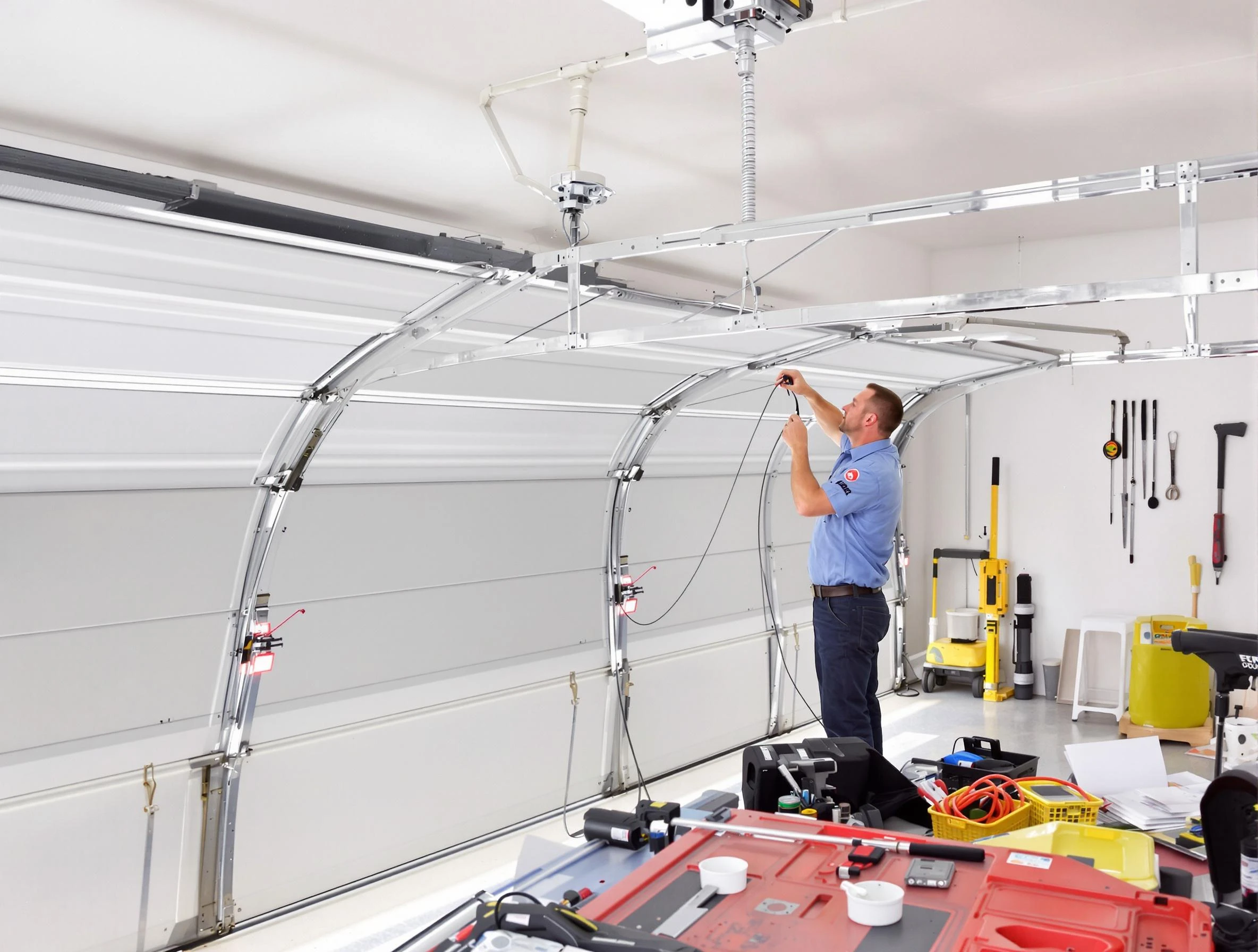 Garage door cable repair service by Mequon Garage Door Repair in Mequon