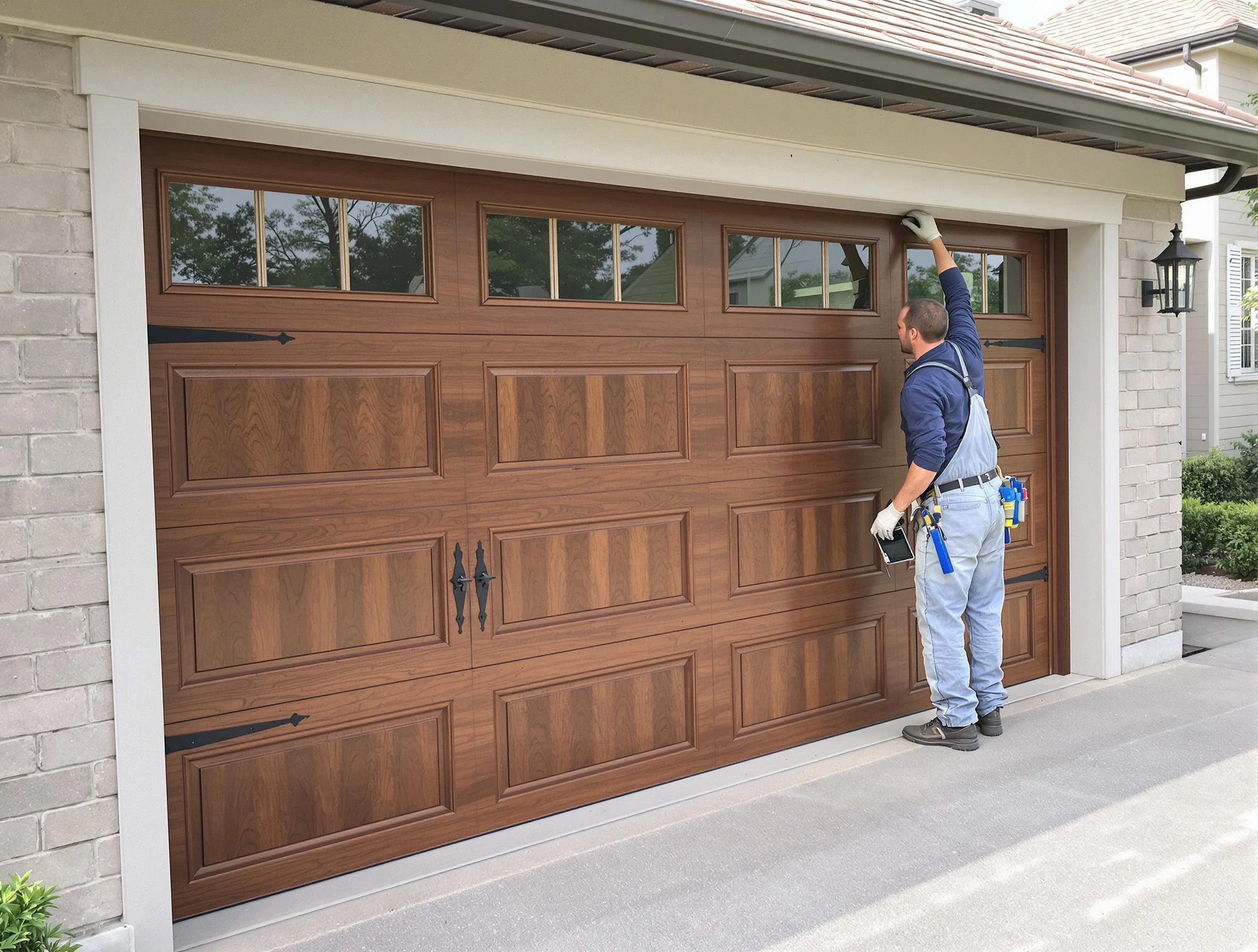 Custom garage door showcase by Mequon Garage Door Repair in Mequon