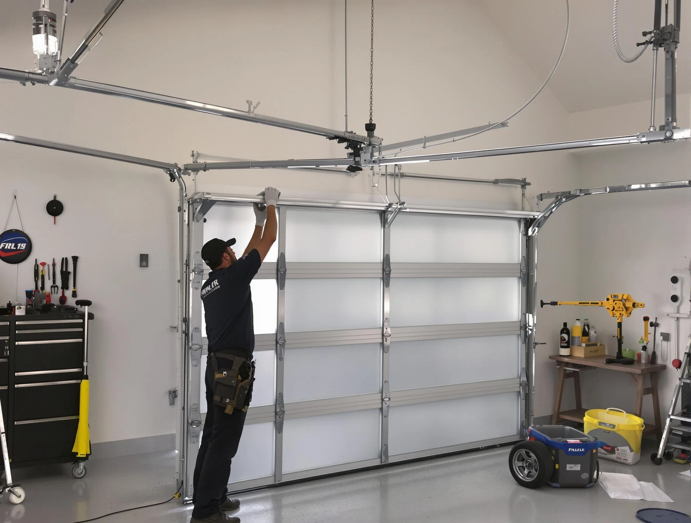 Mequon Garage Door Repair certified team performing precision garage door installation in Mequon