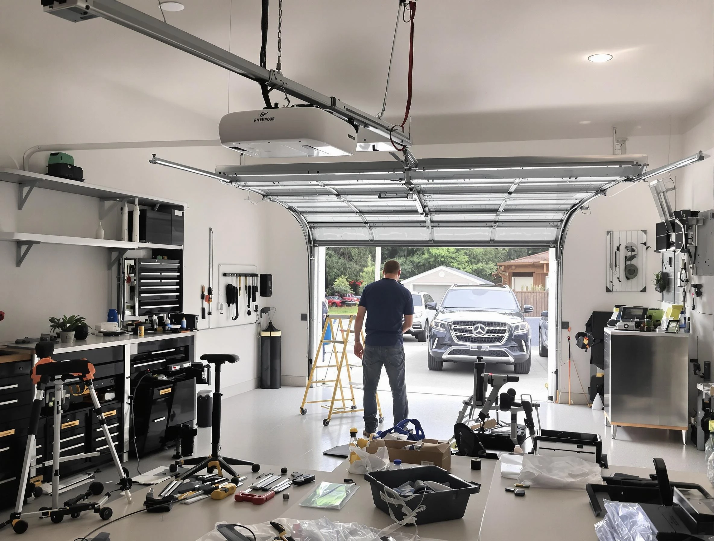 Garage door opener installation by Mequon Garage Door Repair in Mequon