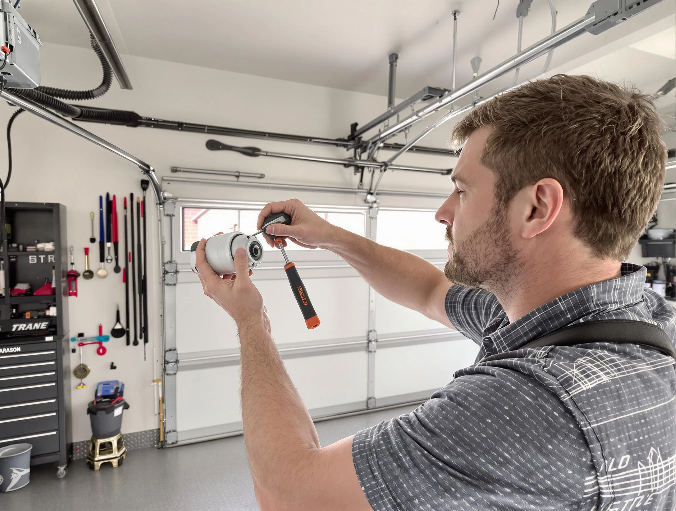 Garage door opener repair service by Mequon Garage Door Repair in Mequon