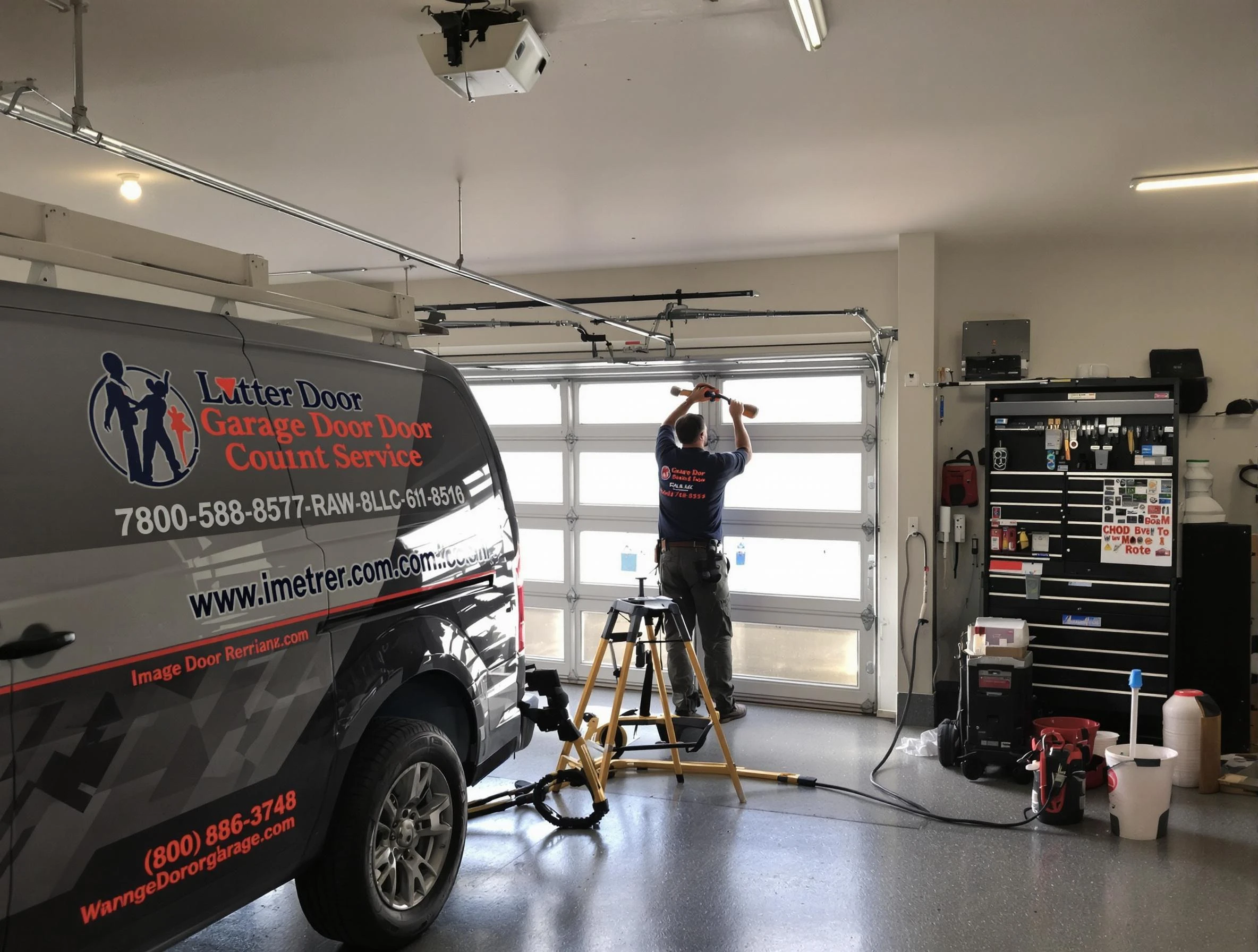 Mequon Garage Door Repair rapid response team performing same-day repair in Mequon