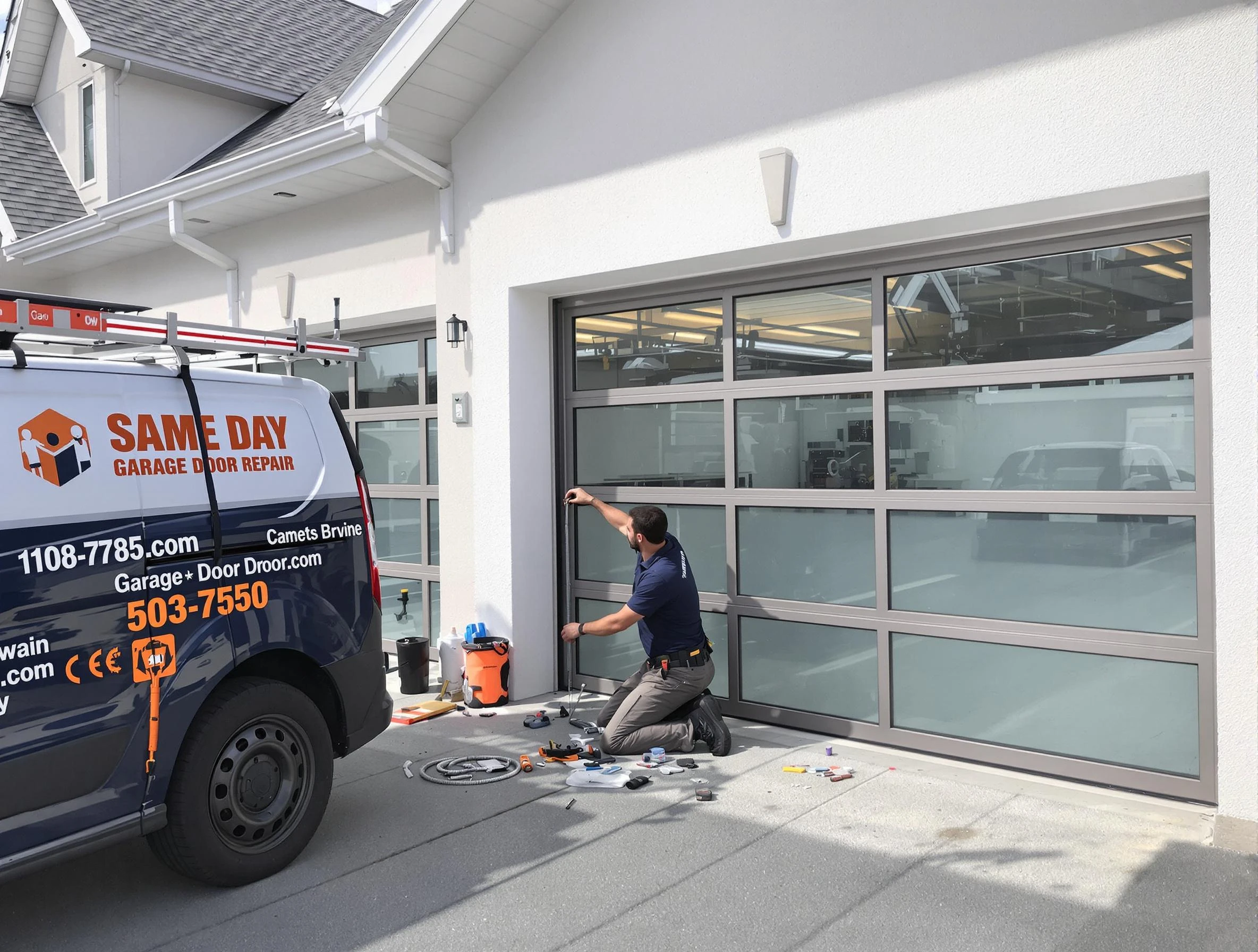 Same-day garage door repair service by Mequon Garage Door Repair in Mequon